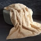 Diamond Textured Rabbit Fur Blanket