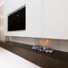 White Leather Wall Panel