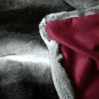 Natural Chinchilla and cashmere fabric lining detail